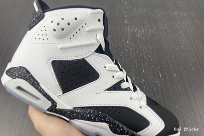 619 6 Jordan NewStyle Retro Oreo 384664-101 1102